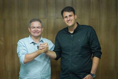 Prefeito Rafael Brito e secretário Orleans Brandão entregam mais de 9 mil tablets a alunos da URE Timon nesta terça-feira