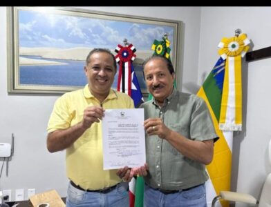 Professor Carlos Vagno, é o novo secretário de Gabinete da gestão do prefeito Neto Carvalho.