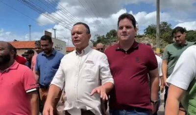 Governador Carlos Brandão e o Sectetario Orleans confirmam pedido do Deputado Segundo para asfaltamento do Ramal Peri Mirim Boca do Campo
