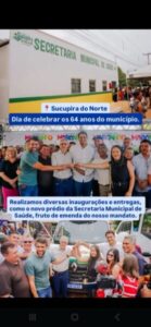 Sucupira do Norte comemora 64 anos com entrega de obras