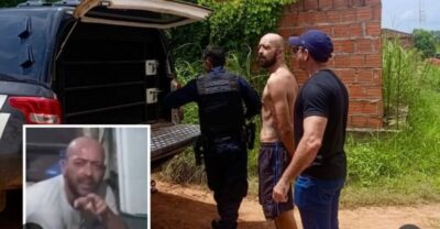 Homem filmado pelo enteado enquanto agredia a esposa é preso após ficar foragido