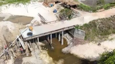 Gestão Edésio Cavalcanti avança com obras e constrói nova ponte de concreto na Vila dos Crentes