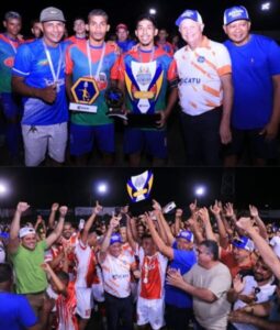 Prefeito Walace Azevedo prestigia grande final do Campeonato de Futebol em Icatu