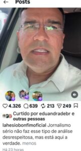 Fakenews eleitoral: a sexta-feira negra de Brandão…