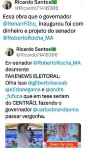 Ex-senador critica fakenews do ministro de Lula e governador Brandão: “Eliziane Gama e Fufuquinha não têm projetos e não deram 1 centávo nas obras viárias de Timon”….