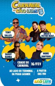 Braide anuncia Diego e Victor Hugo e Manu Batidão no Carnaval