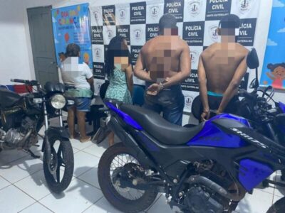 EM MILAGRES DO MARANHÃO, POLÍCIA CIVIL PRENDE QUATRO PESSOAS ENVOLVIDAS EM TRÁFICO INTERMUNICIPAL