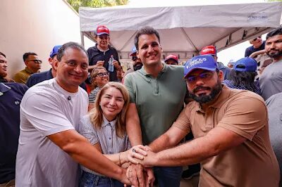 Dudu Diniz recebe Orleans, Iracema Vale e Audreia Noleto e reafirma apoio ao grupo liderado por Brandão