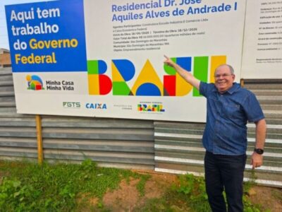 A pedido de Hildo Rocha governo federal inicia construção de 100 casas em São Domingos