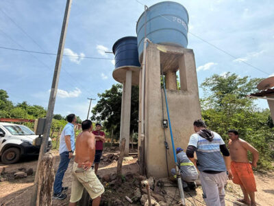 Prefeitura vistoria sistema de abastecimento de água nos povoados Baixão do Estreito e Baixão da Água Branca