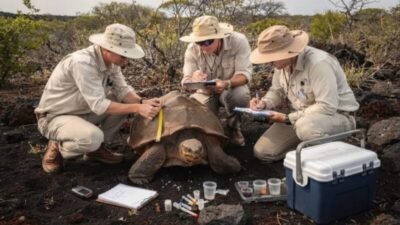 Tartaruga gigante declarada extinta ressurge após 113 Anos