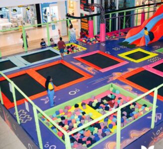 Arena Multi 360 é atração de verão para crianças no Shopping da Ilha