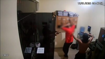 VÍDEO: Frentista é agredido durante assalto a posto de combustível em Santa Inês