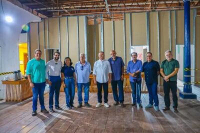 Governador Carlos Brandão visita obras dos hotéis Vila Galé no Centro Histórico de São Luís