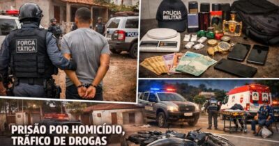 Polícia Militar registra prisões por homicídio e tráfico, além de acidente de trânsito em Itapecuru Mirim/MA