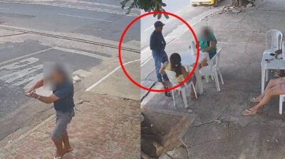 Bar de policial militar é assaltado à luz do dia; veja imagens!