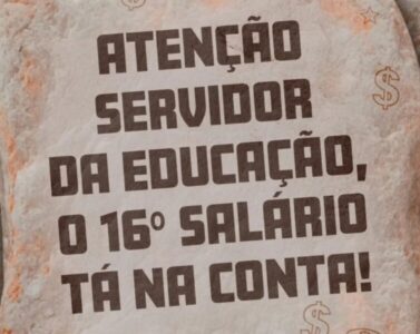 Parnarama: Prefeito Juvenal anuncia pagamento do 16º salário do servidores da educação