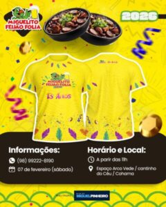 Feijoada do Miguelito agita sábado magro de Carnaval e celebra 13 anos do bloco mais charmoso da Ilha