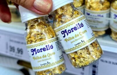 Anvisa suspende glitters e folhas de ouro da marca Morello por presença de plástico