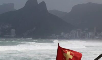 Chuva forte atinge o Rio de janeiro desde a noite desta segunda-feira