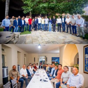 Em reunião com Brandão, partidos declaram apoio a Orleans como pré-candidato ao governo