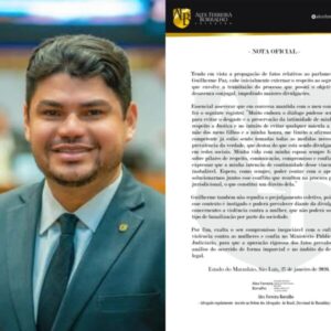Nota Pública esclarece posição do deputado Guilherme Paz sobre processo em segredo de Justiça