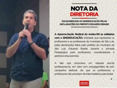 Entidades reagem a declarações de Braide durante anúncio de aumento para professores