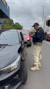 PRF realiza ação educativa da Operação Rodovida na Unidade Operacional de Caxias
