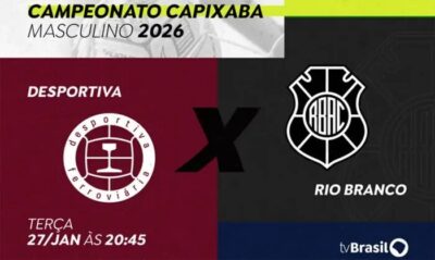 TV Brasil transmite duelo entre Desportiva Ferroviária e Rio Branco ES