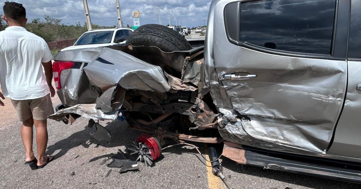 Caminhonete que ia para Lagoa do Cassó provoca acidente nos Lençóis Maranhenses