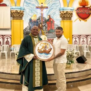 Godofredo Viana: Titular da Cultura participa de missa e apresentação da logomarca de Jubileu