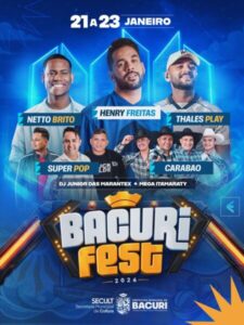 Prefeito Márcio Hominho anuncia Bacuri Fest 2026 com grandes atrações e três dias de festa em Bacuri