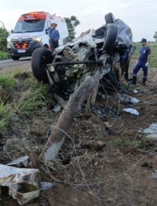 Acidente na BR-226 entre Barra do Corda e Tuntum deixa uma vítima fatal e duas crianças feridas