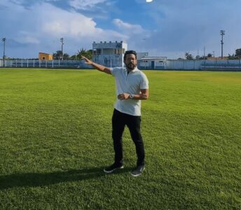 Dr. Rômulo anuncia reforma completa do Estádio Municipal e construção de quadra poliesportiva em Cajapió