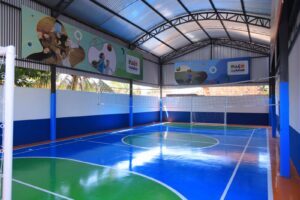 Prefeito Fred Campos entrega a 11ª quadra poliesportiva coberta em menos de 1 ano de gestão em Paço do Lumiar.