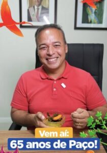 Tacacá e estrelas nacionais: Fred Campos anuncia Joelma no aniversário de 65 anos de Paço do Lumiar