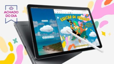 Galaxy Tab S10 Lite (256 GB) com S Pen tem 26% OFF no app do Magalu