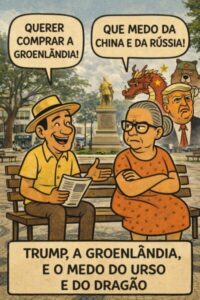 Trump, a Groenlândia e o medo do urso e do dragão