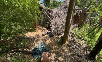 Cães farejadores apontam passagem de crianças desaparecidas por imóvel abandonado