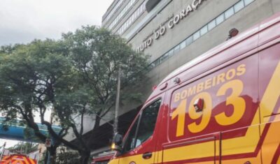 Incêndio atinge o Instituto do Coração, em São Paulo