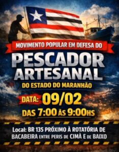 Pescadores artesanais preparam manifestação em São Luís…