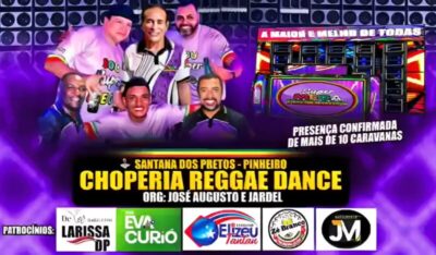 Reggae de peso em Pinheiro! Super Mega Itamaraty estreia na Choperia Reggae Dance em Santana dos Pretos e promete recorde de público