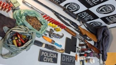 Operação mira esquema de comércio ilegal de armas no Maranhão