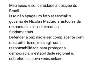 Sarney condena regime de Maduro e manifesta apoio a posição brasileira no episódio