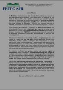 Escolas Comunitárias de Ribamar garantem legalidade de parcerias com a prefeitura