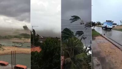 Vendaval causa estragos na Baixada Maranhense e e provoca morte de pedreiro em São Bento