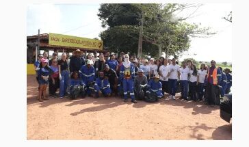 Secretarias Municipais realizam ação de preservação ambiental em Vitória dos Bragas