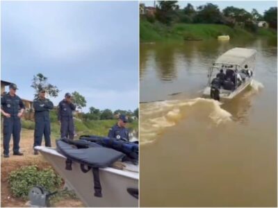 Sonar da Marinha amplia varredura subaquática por irmãos desaparecidos em Bacabal