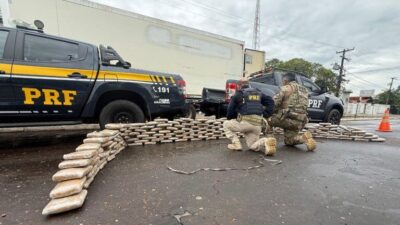 PRF apreende 213 kg de skunk em caminhão frigorífico na BR-135 no Maranhão