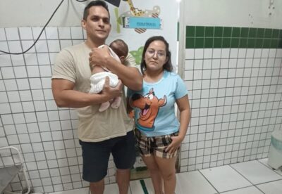 Policial militar do GOE de Timon salva recém-nascida engasgada com leite materno